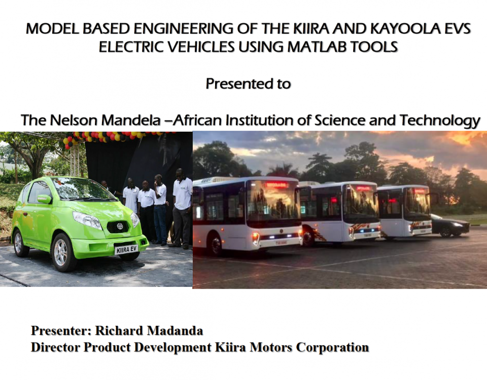 Guest Lecture Kiira Motors Model-based Engineering