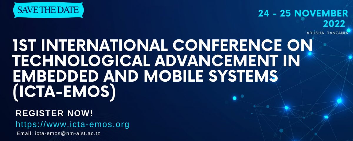Save the date ICTA-EMoS